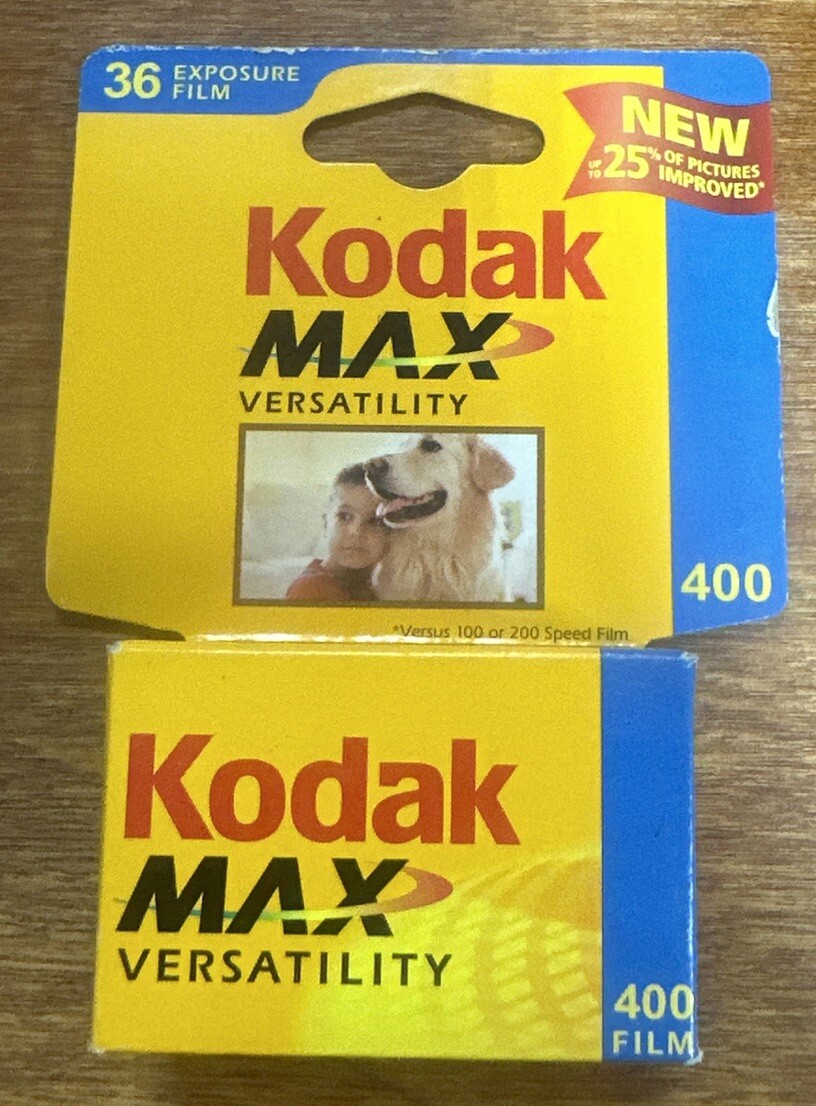 (Single) Kodak MAX Versatility 400 35mm Film GC 135-36 Exp Color Print 12/03