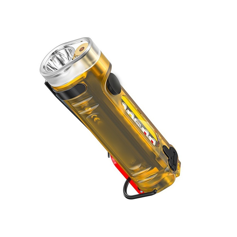 Keychain Flashlight with Type C Charging 400 Lumen 400mAh 3.7V Reliable Output