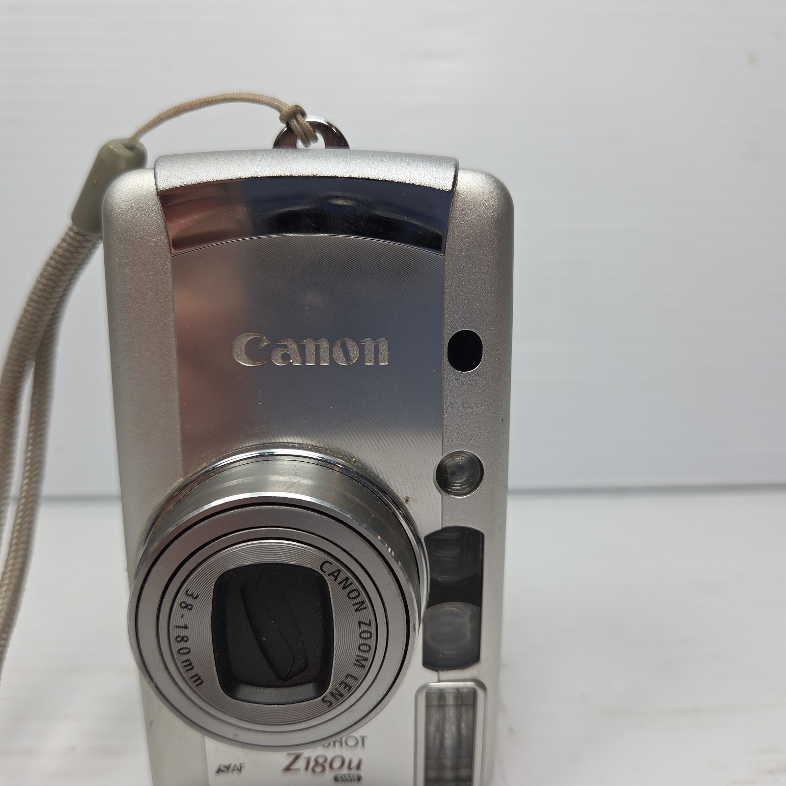 Canon Sure Shot Z180u Date 35mm Film Point and Shoot Camera Silver Tested