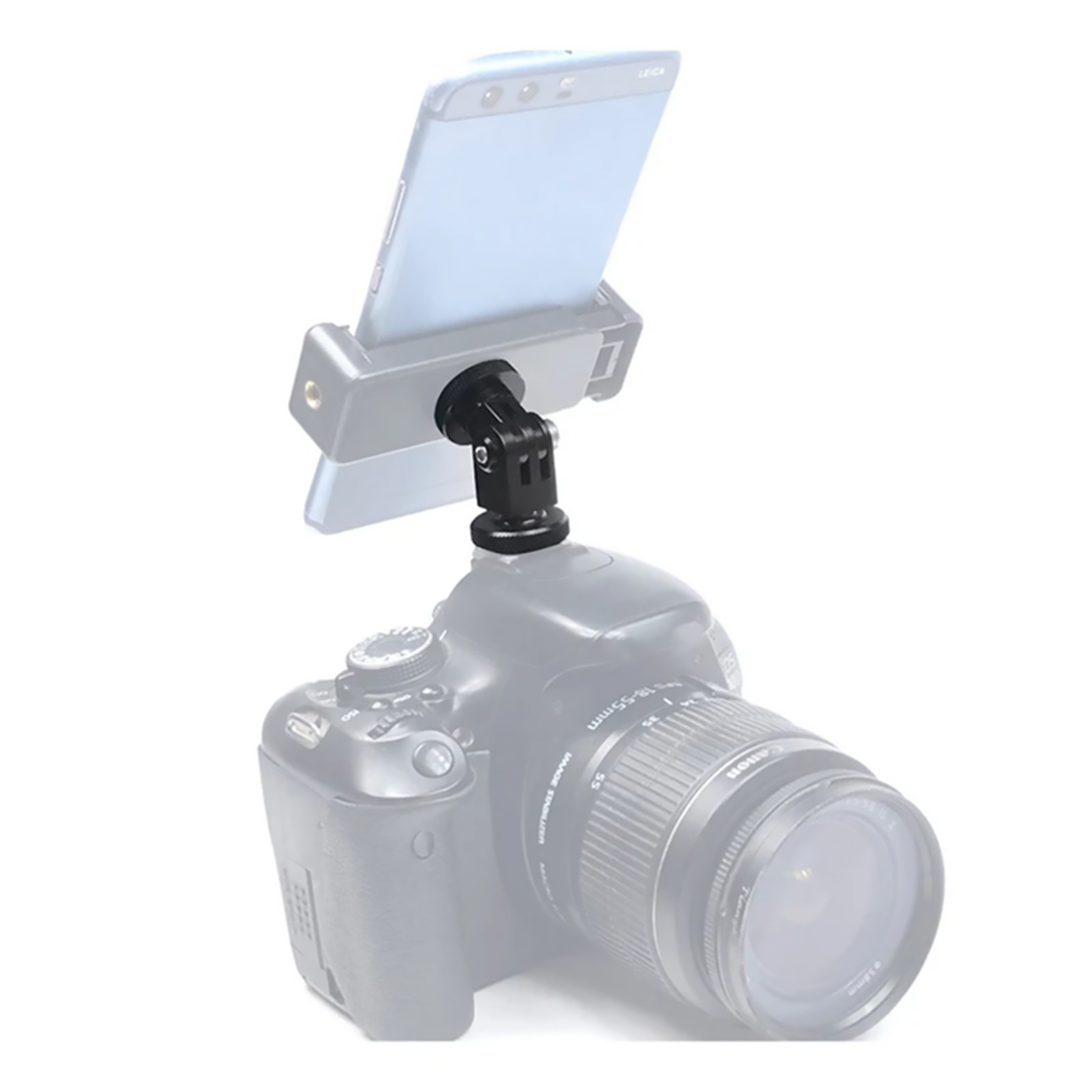 360° Rotatable Cold Shoe 1/4 Screw Base Fixed Adapter Mounting Bracket For GoPro
