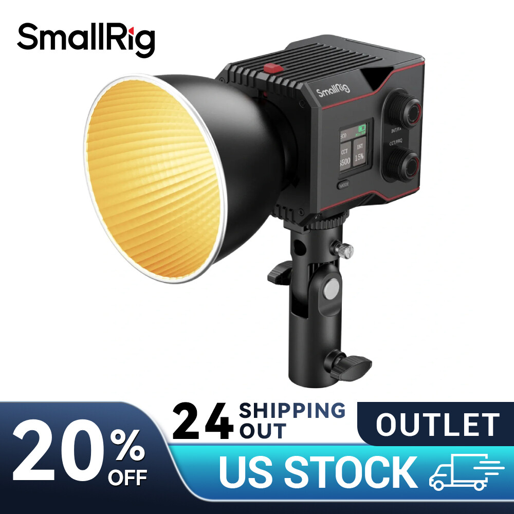 SmallRig RC 60B COB Video Light with Built-in 3400mAh Battery for Camera