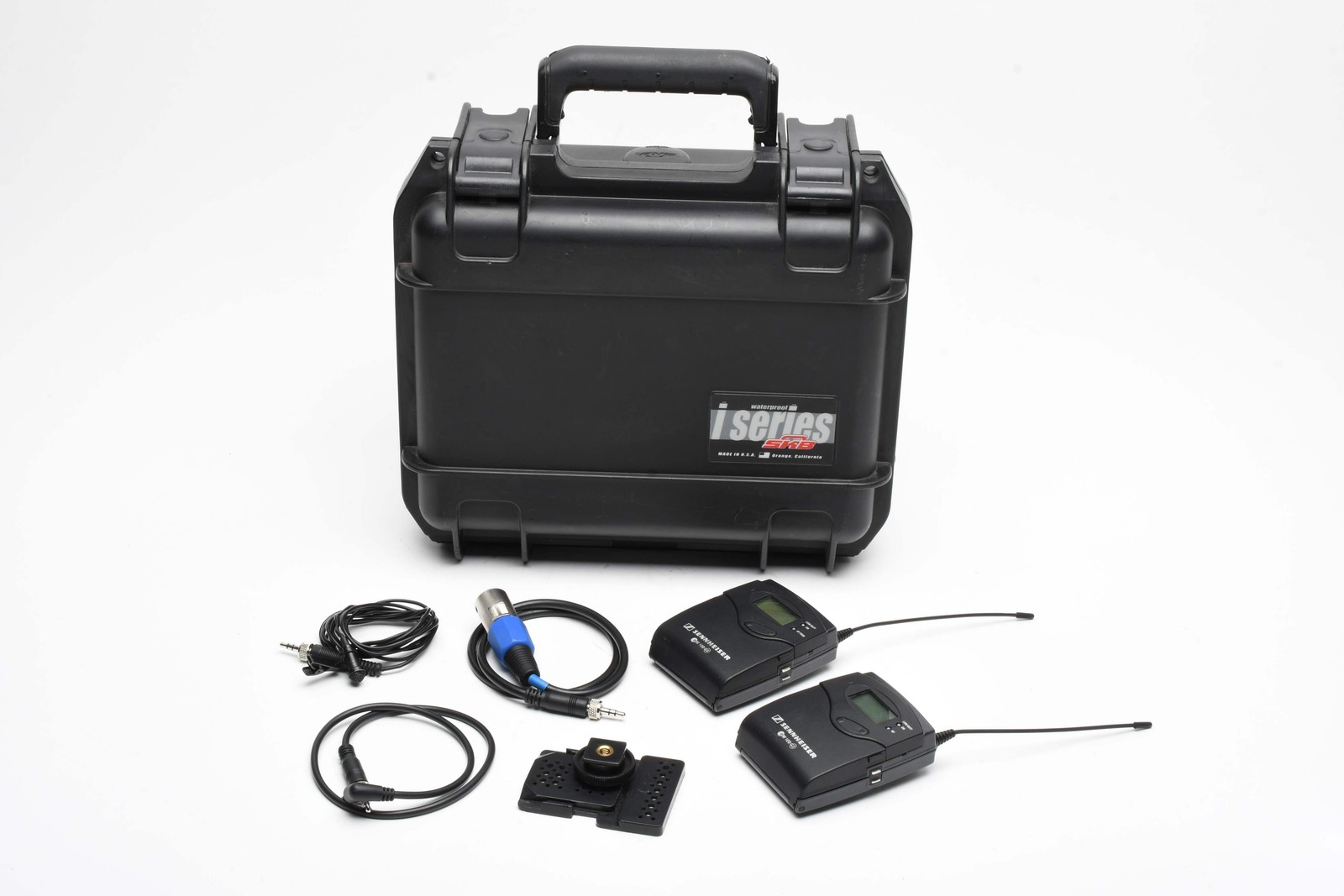 Sennheiser EK100 + SK100 G2 Body Pack Transmitter Receiver, mic, case, Great