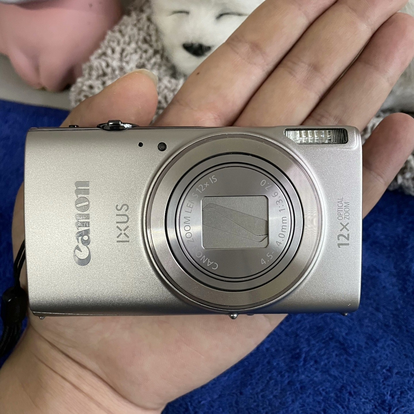 Canon PowerShot ELPH 360 HS/ IXUS 285 HS Digital Camera Silver 12X Optical Zoom