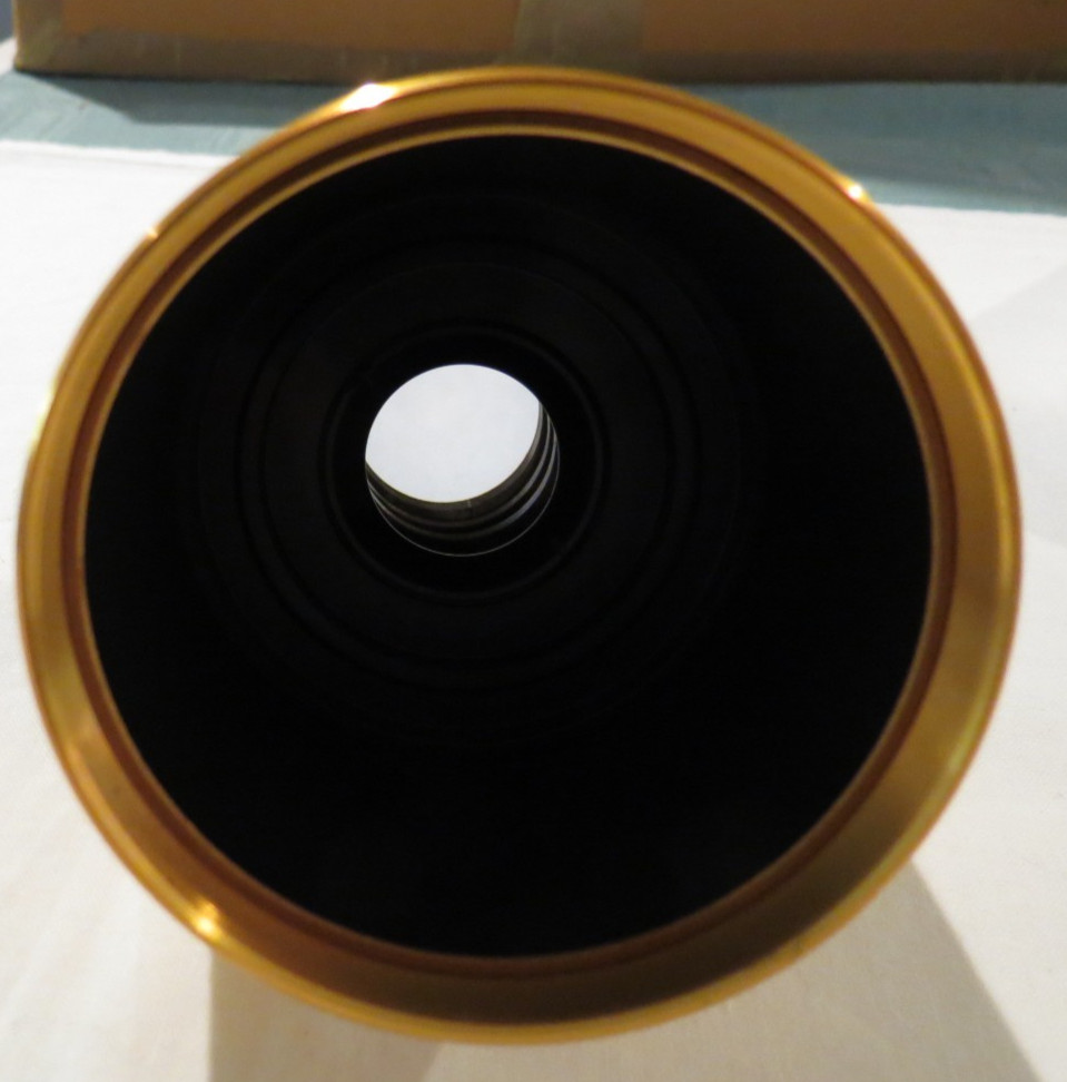 SANKOR DELUXE MC NISSIN F2.0 F=45MM 1.75INCH GOLD BNIB CINE PROJECTOR LENS