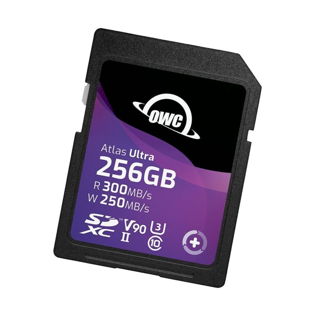 OWC Atlas Ultra 256GB SDXC UHS-II V90 Media Card 256gb, Multicolor