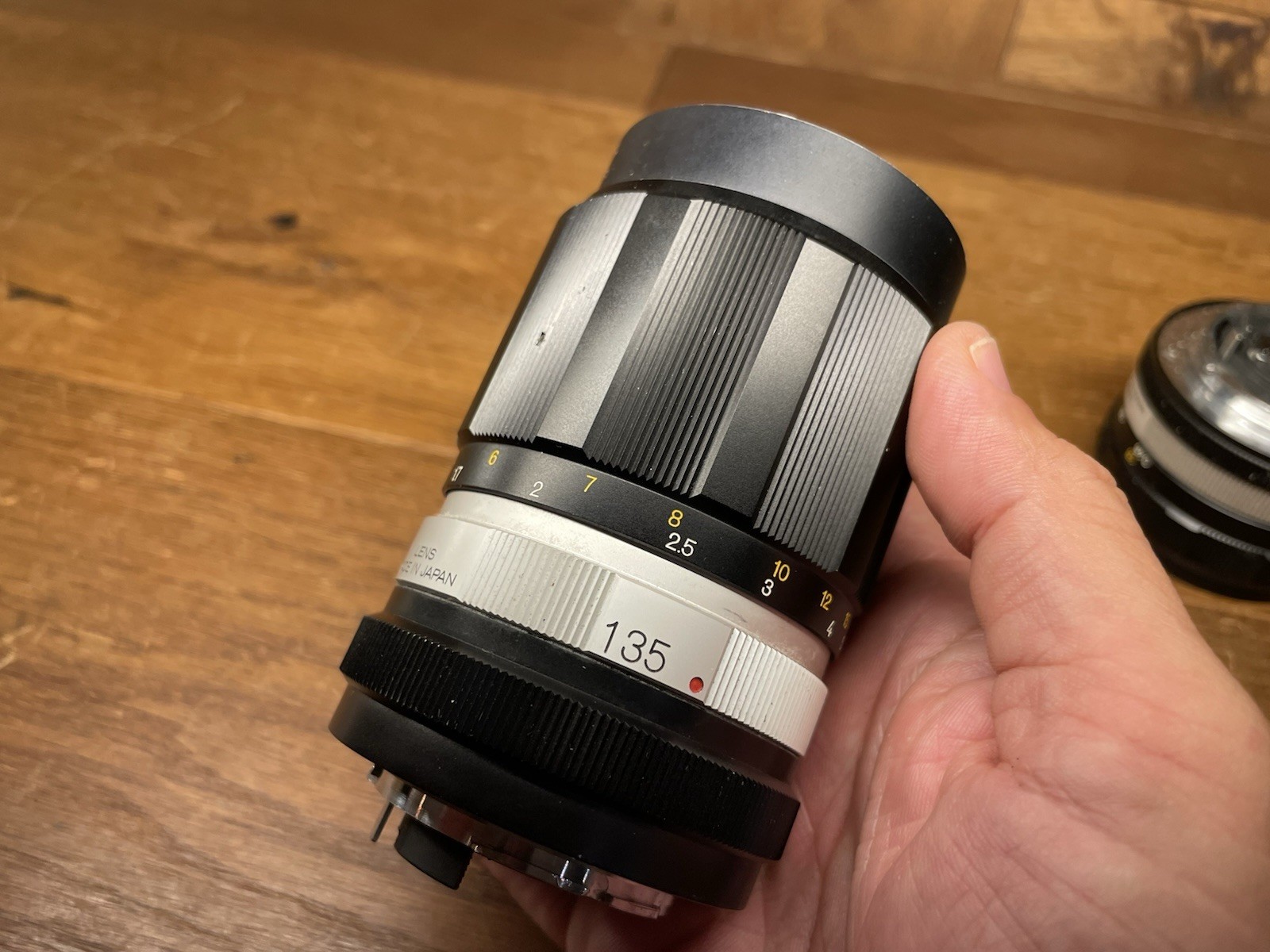 *Early Type 2 Lens : Near Mint* Konica Hexanon 52mm F/1.8 & 135mm F/3.5 AR Mount