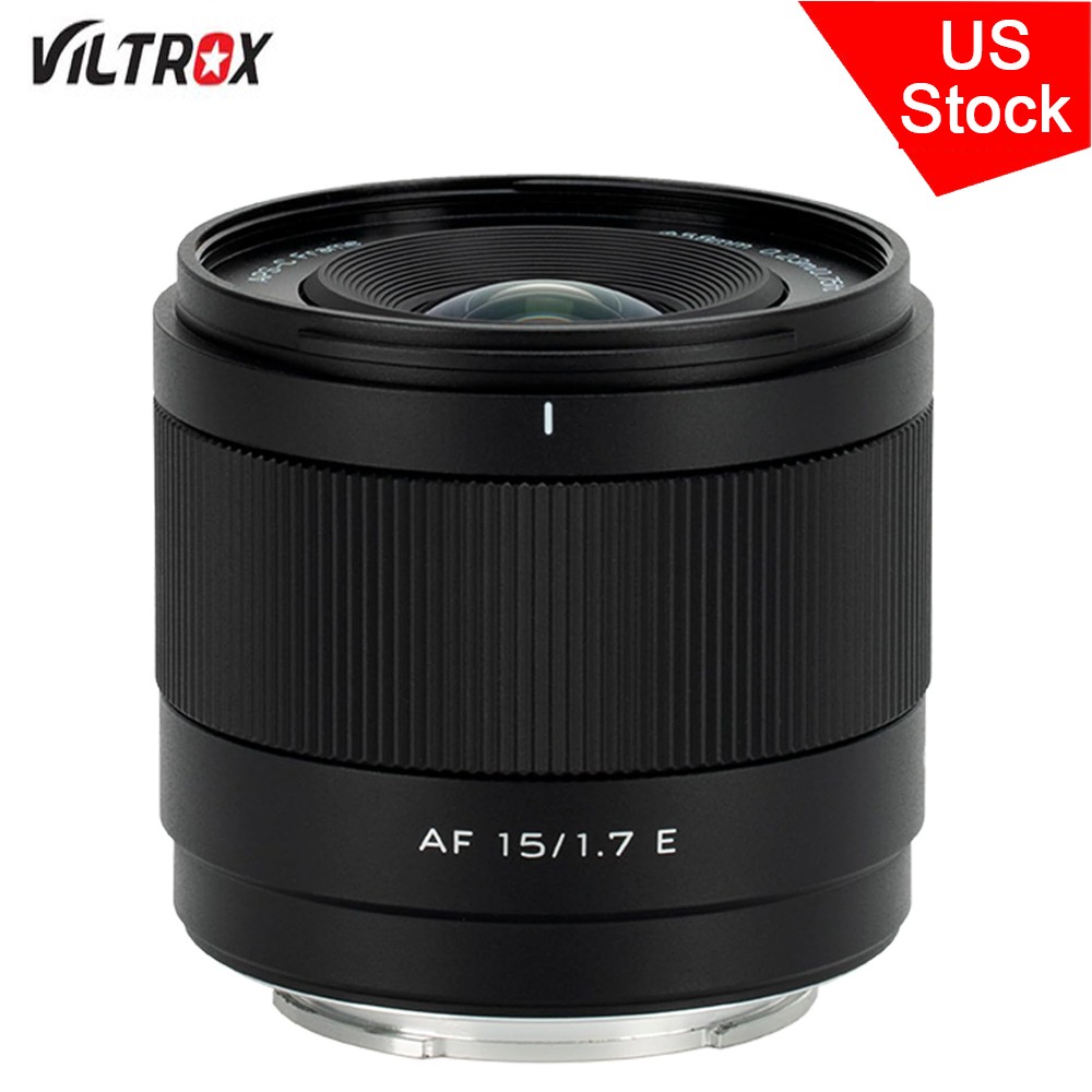 US Viltrox 15mm F1.7 Auto focus Cameras Lens APS-C Prime Lens For Sony E-mount