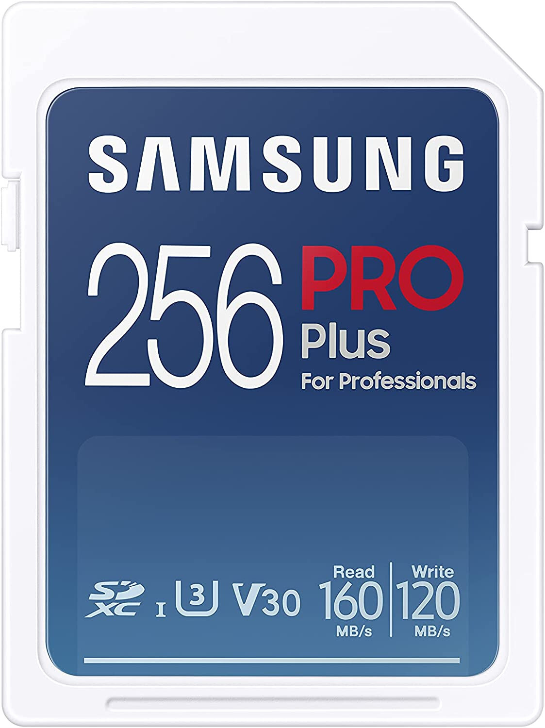 SAMSUNG PRO Plus Full Size SDXC Card 128GB or 256GB Plus USB Reader