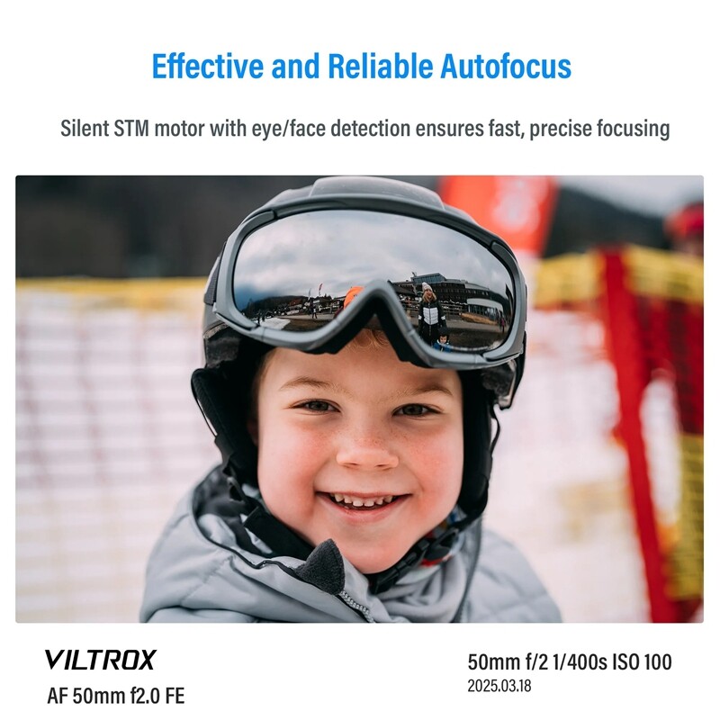 Viltrox AF 50mm F2.0 Air Full Frame Camera Lens Portrait Lens for Sony E Mount