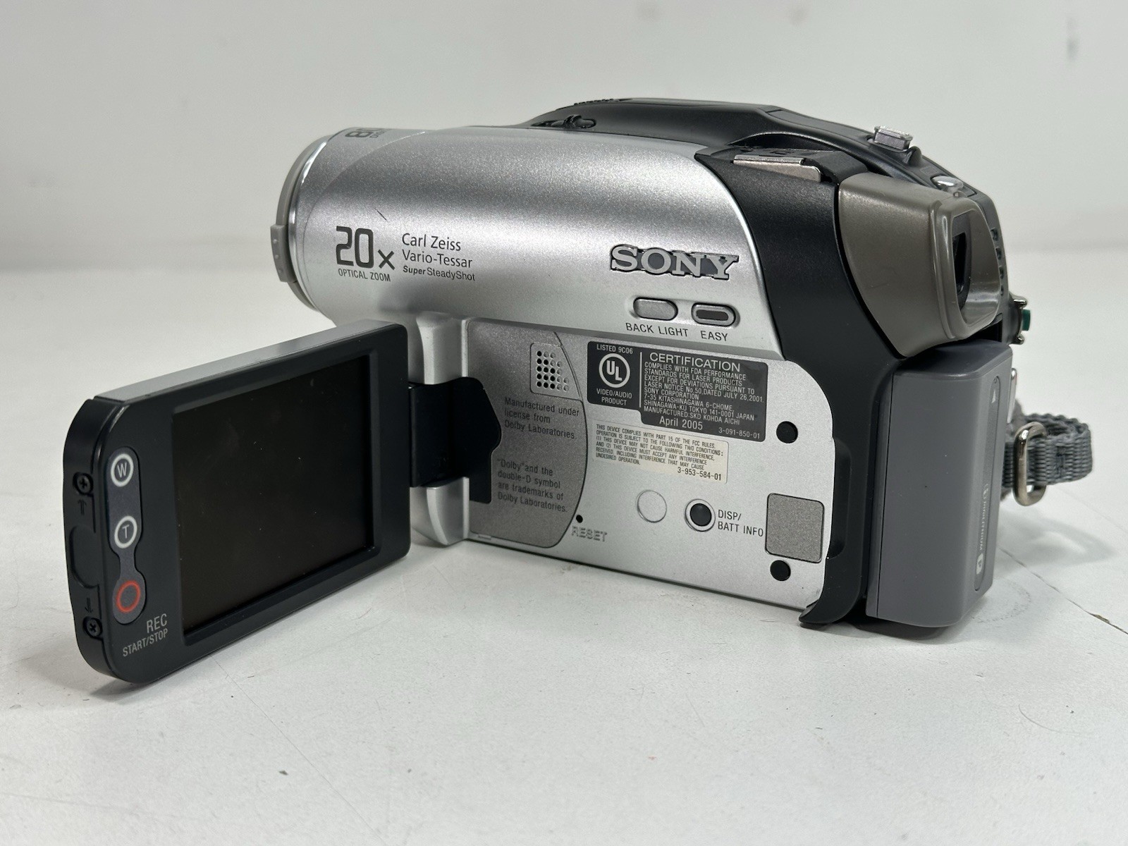 Sony Handycam DCR-DVD92 DVD video camera camcorder TESTED WORKING