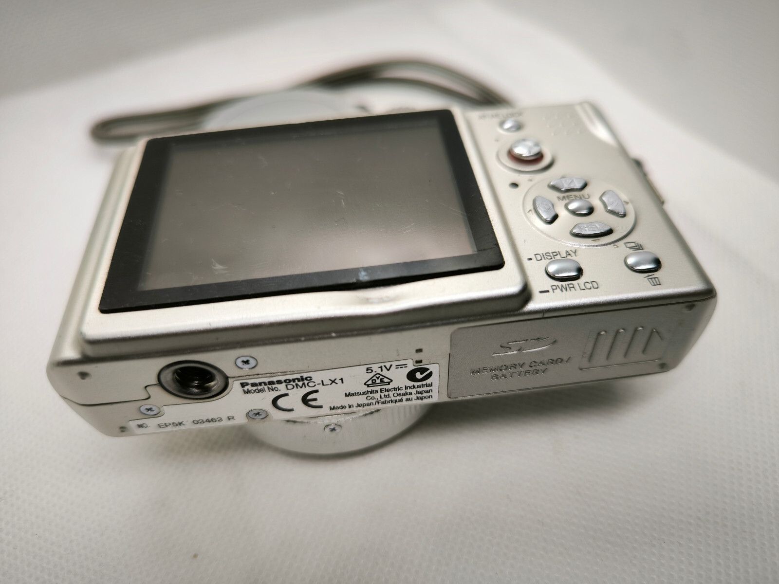 CAMERA PANASONIC LUMIX DMC-LX1 8.4MP Silver