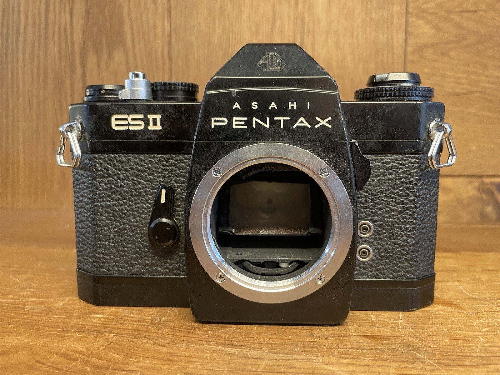 *For Parts* Pentax Spotmatic SP & ESII Black Film Camera From Japan #C12-2