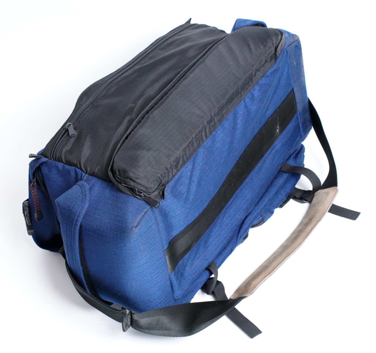 Tamrac 614 Super Pro 14 Large Camera Shoulder Bag Blue Ripstop Nylon Great Cond