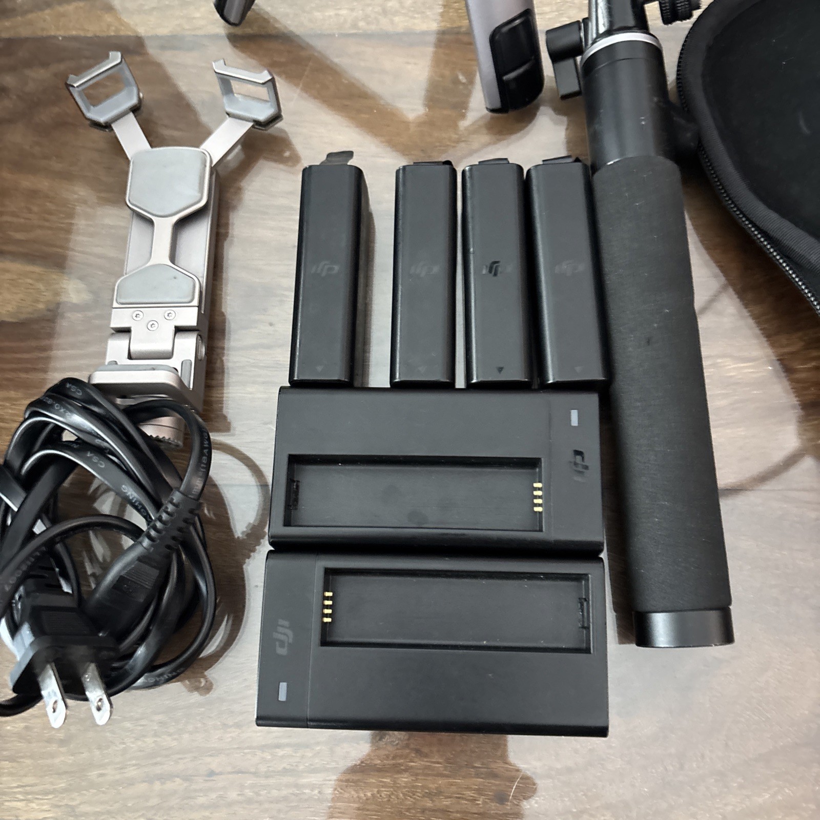 DJI Osmo+ Handheld Gimbal with accessories and 4 batteries