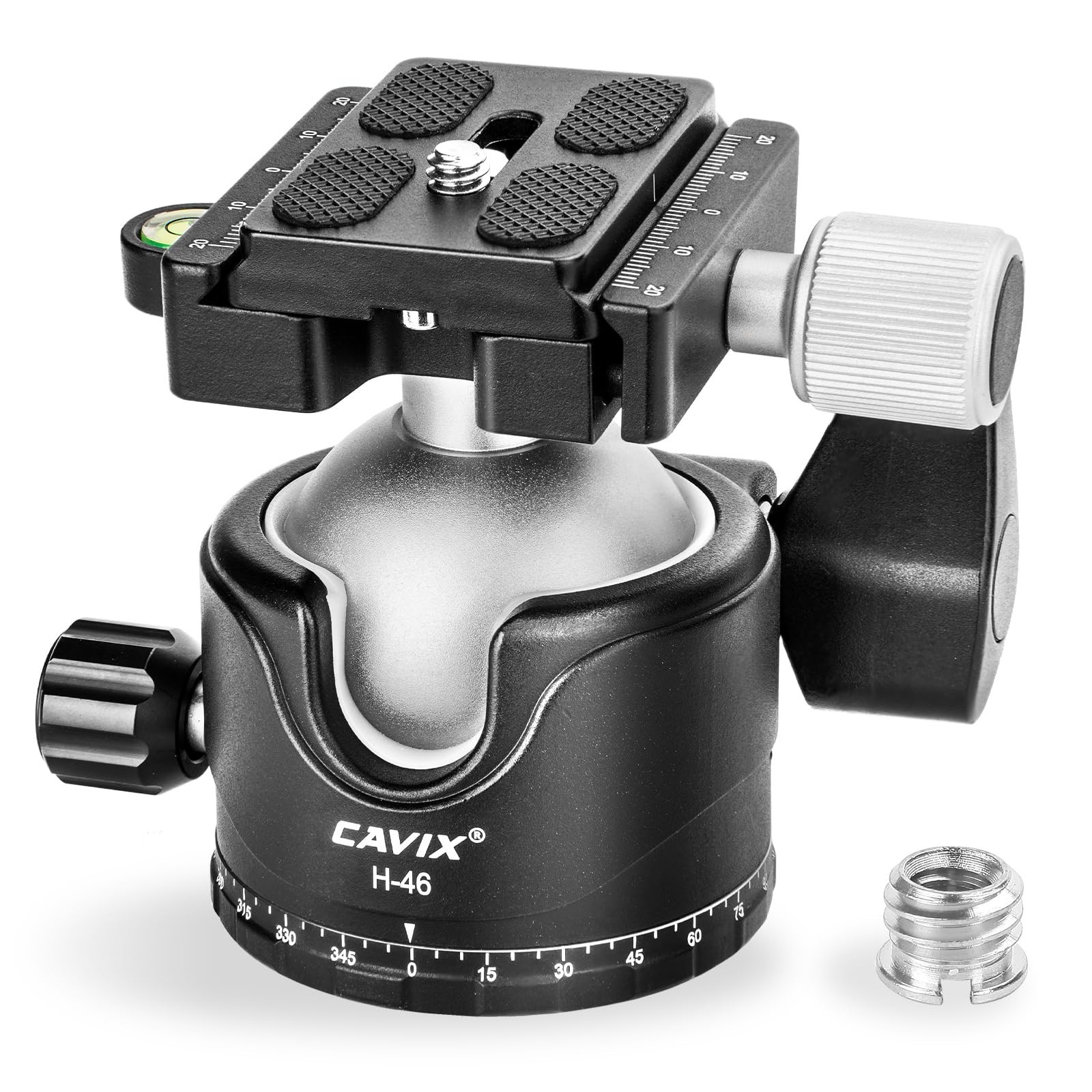 Tripod Ball Head with 1/4″ Arca Swiss Quick Release Plate Aluminium Tripod Ball