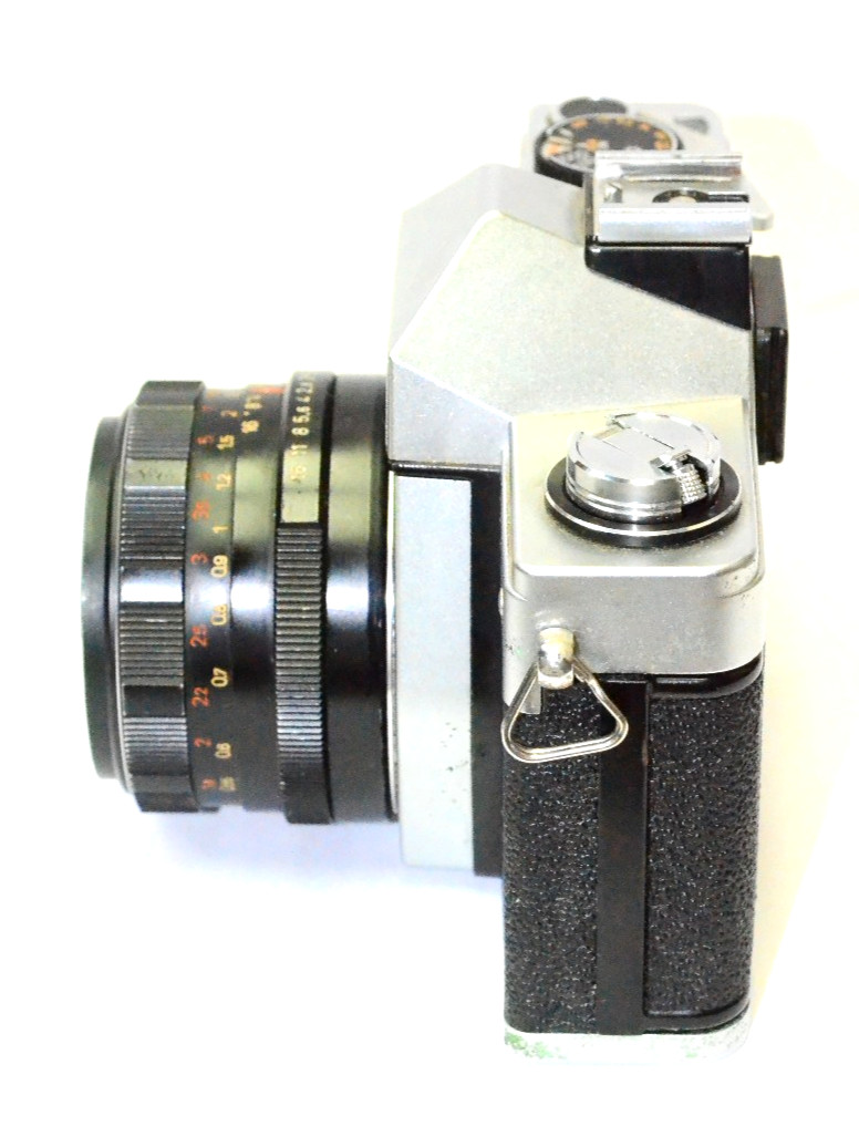 PRAKTICA LTL 35MM Camera w/PENTACON Auto 50MM f/1.8 Lens & Leather Case -READ-