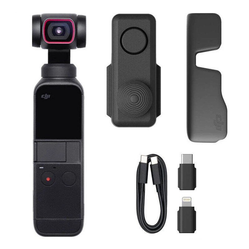 DJI Osmo Pocket 2 Handheld Gimbal Stabilizer 3-Axis 4K Touchscreen Action Camera