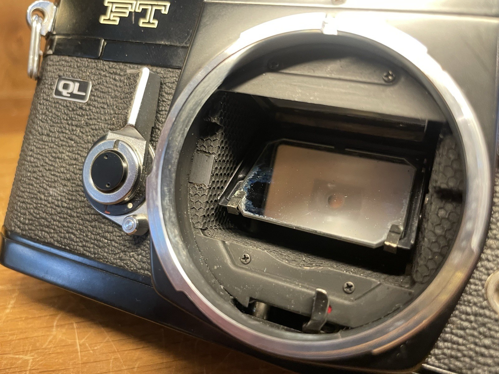 *READ : Rare Black : Near Mint* Canon FT QL Film Camera FL 50mm F/1.4 28mm F/3.5