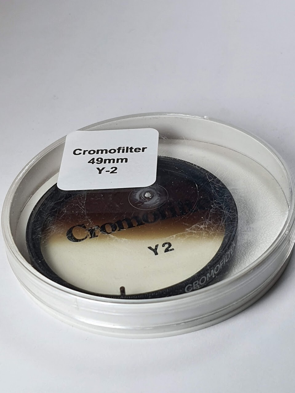 49mm CROMOFILTER Cromo Filter Y2 Tan / Yellow 2 France Graduated 49 mm E49 E-49