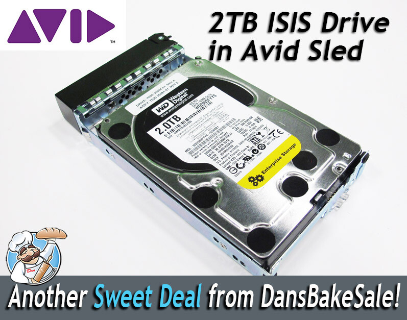 Avid ISIS 2TB Western Digital Spare Drive for use with Avid ISIS Shared Storage