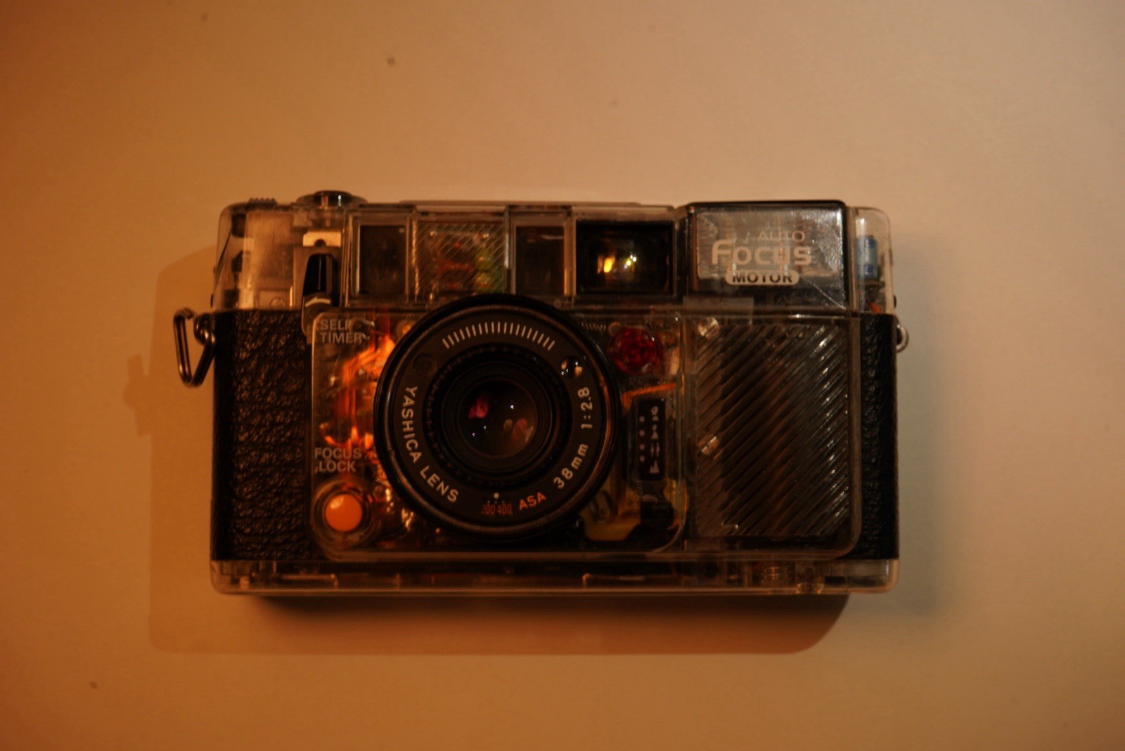 Yashica Auto Focus 38mm Demonstration Unit Film Camera – Transparent Body