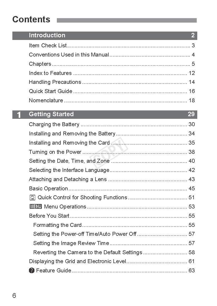 Canon EOS-1DX Instruction Manual User Guide For Camera 420 Pages Color Copy
