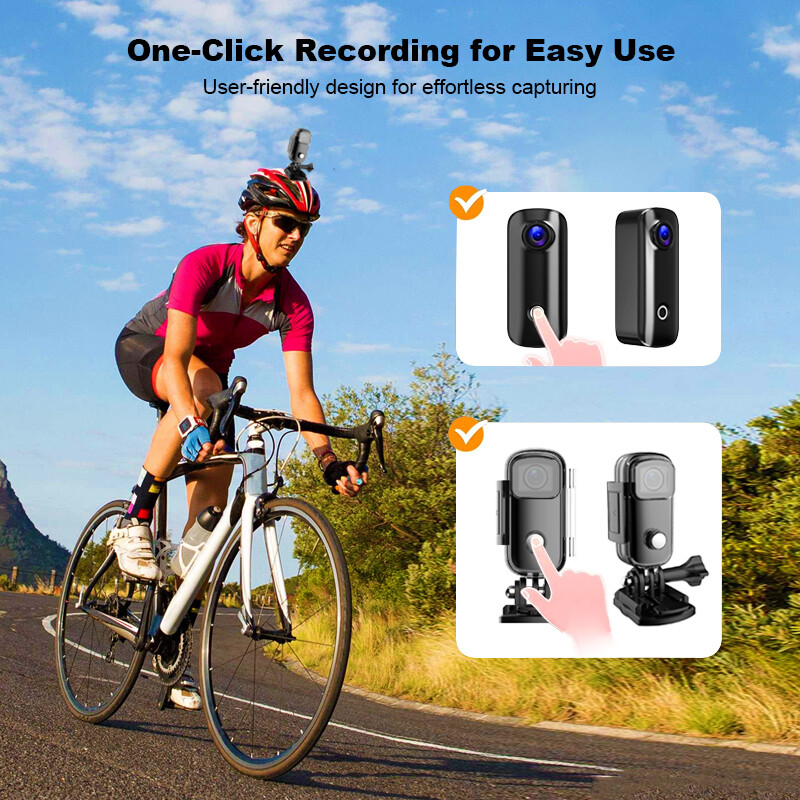 SJCAM Mini Wifi Action Camera Pocket Sized 4K Wearable Body Camera Sports Video