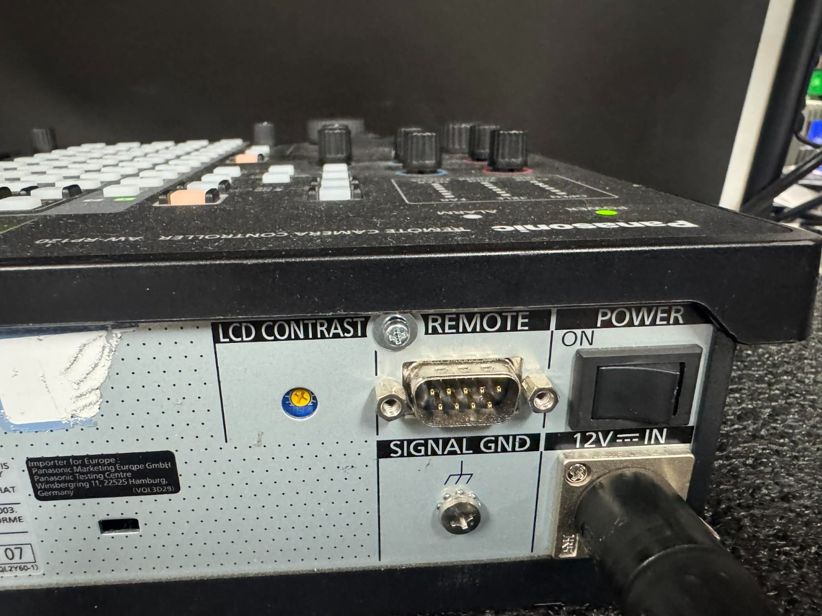 PANASONIC REMOTE PTZ IP NETWORK VIDEO CAMERA CONTROLLER AW-RP120 AW-RP120G