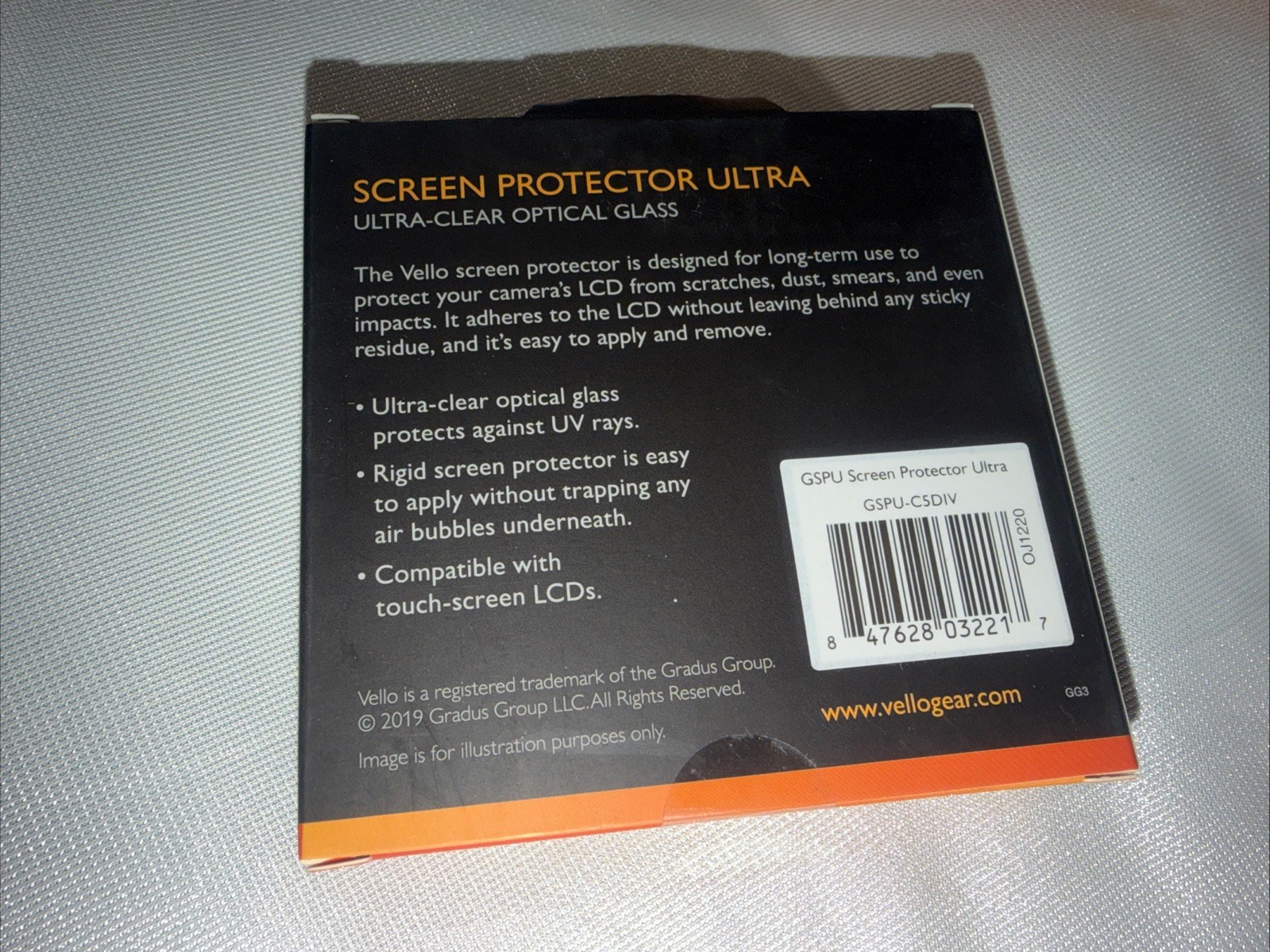 Vello Screen Protector Ultra for Canon 5D Mark IV – Lot of 5 Brand New