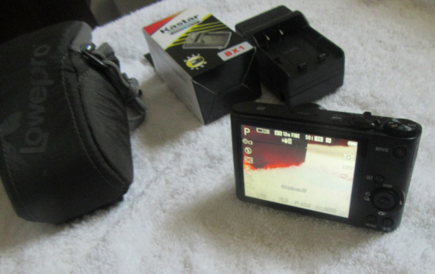 Sony Cyber-shot DSC-WX350 Compact Digital Camera 18.2MP 20x Optical Black Tested