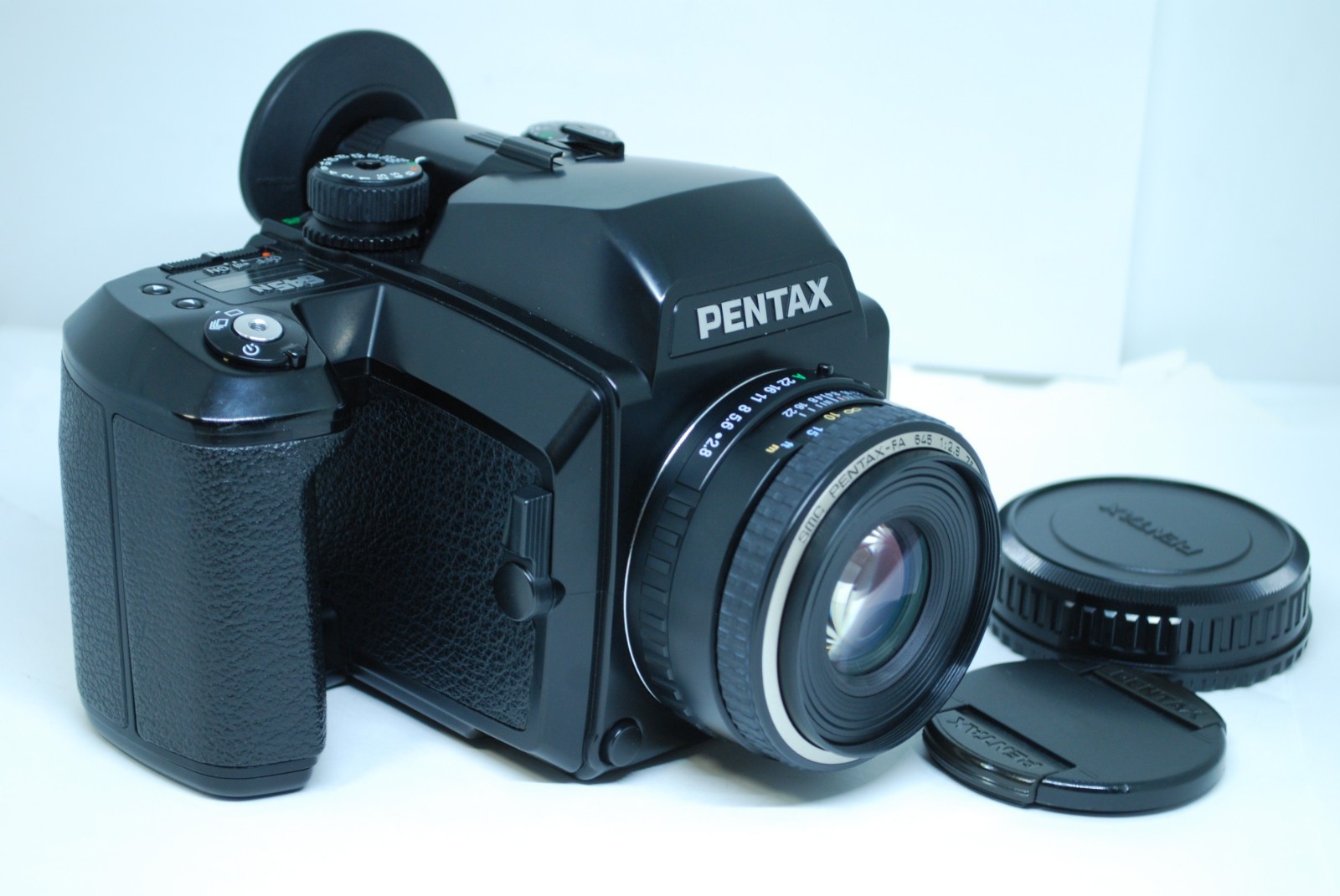 “Excellent+”Pentax 645N Medium Format SLR Film Camera with FA 75mm f2.8 lens set