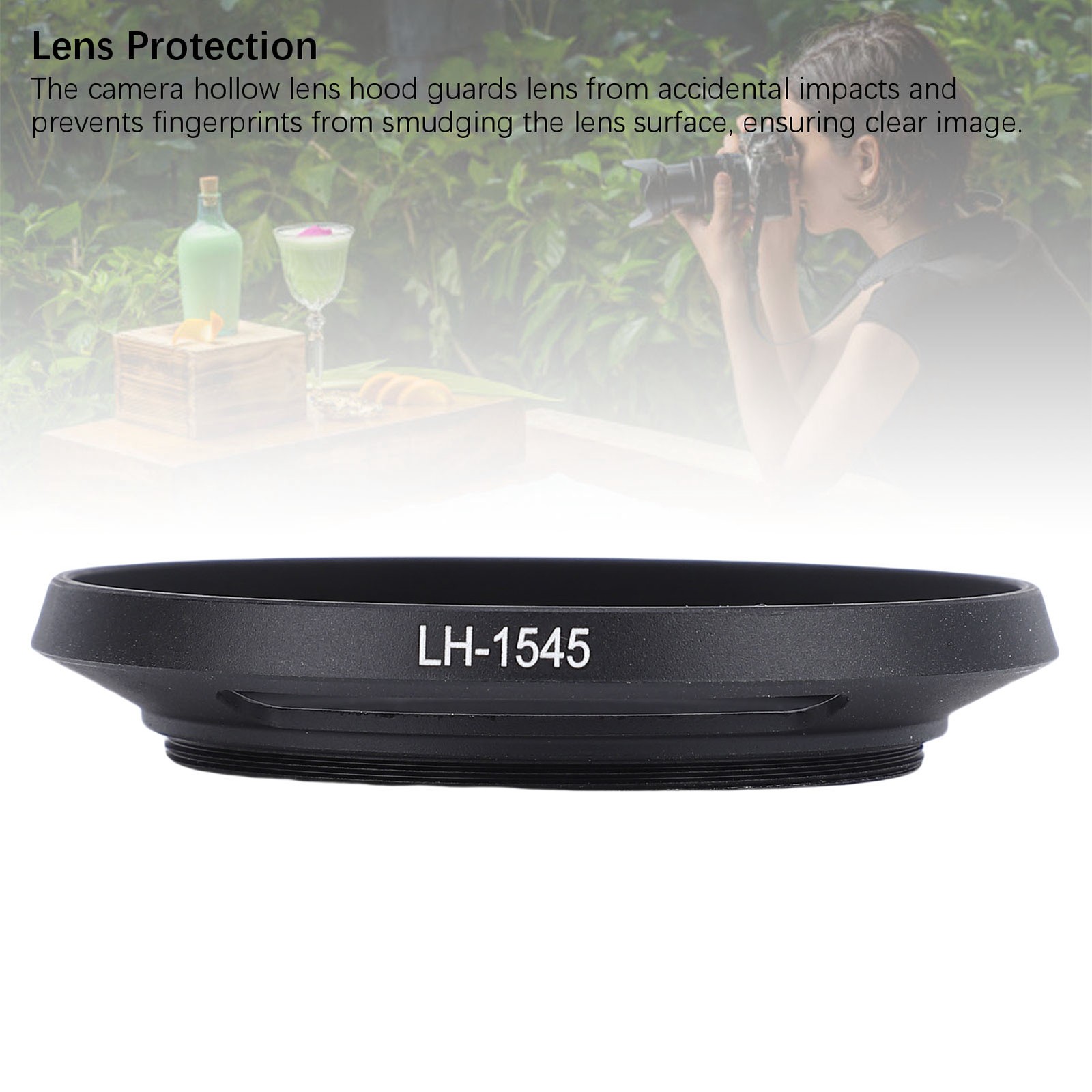 New 52mm Hollow Lens Hood For XC 15-45mm Lens Light Blocking