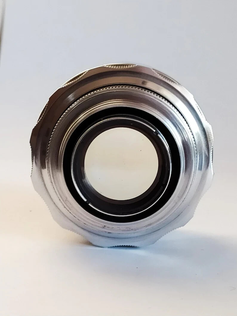 Helios 44 Lens 8 blades 2/58 mm mount M42 Silver