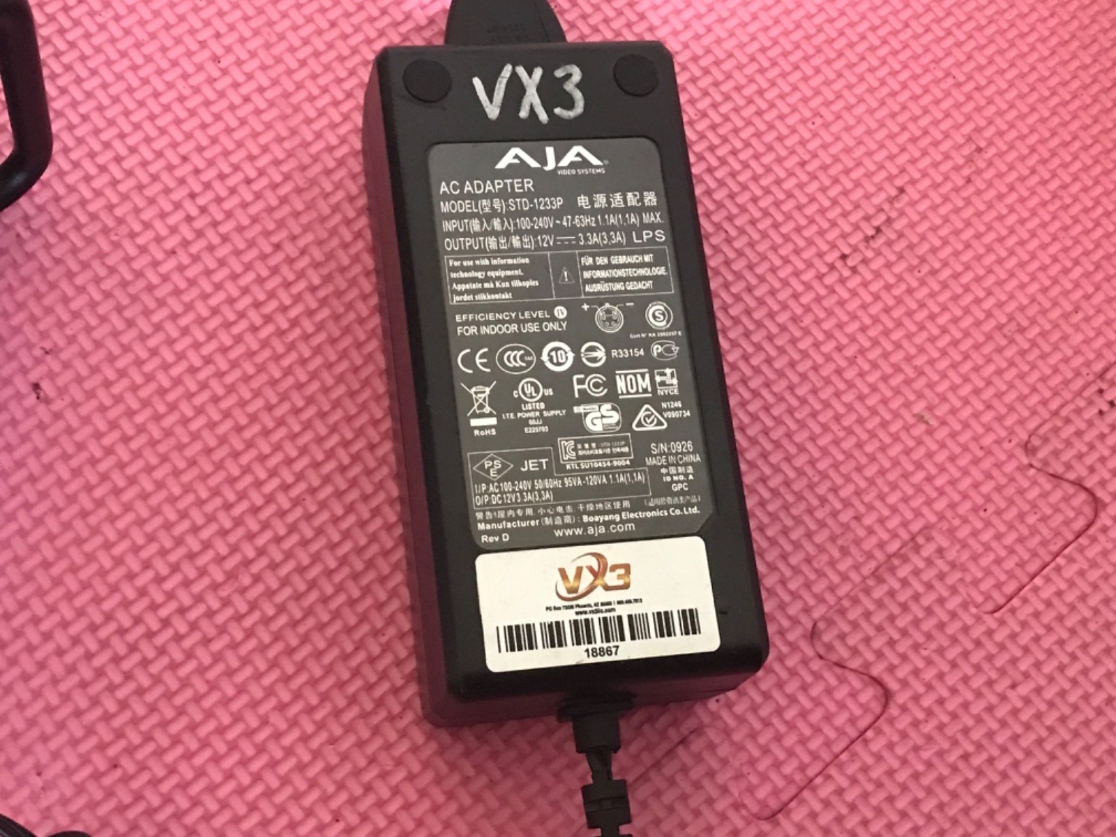 AJA Ki Pro File-Based HD/SD Video Recorder and Player w/PS & KI-STOR500 500GB HD