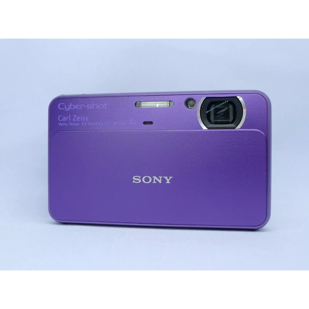 SONY DSC-T99 Digital Camera purple Cyber Shot English Language
