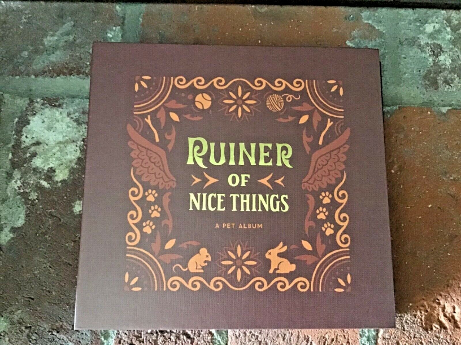 New RUINER OF NICE THINGS PET Photo Album Pet lover DOG Cat Easy, Tiger Hallmark