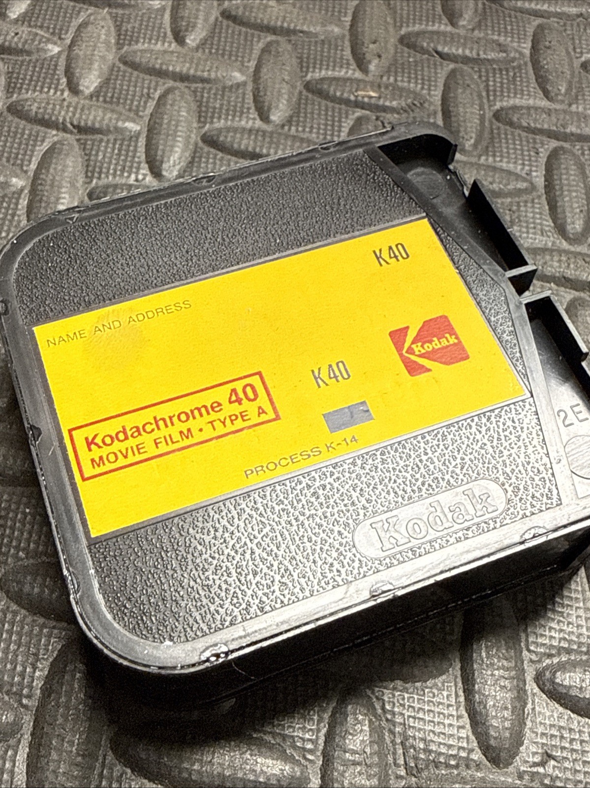 Vtg Kodak Kodachrome 40 Type A Movie Film Cartridge K40 ~ Unused or Undeveloped?