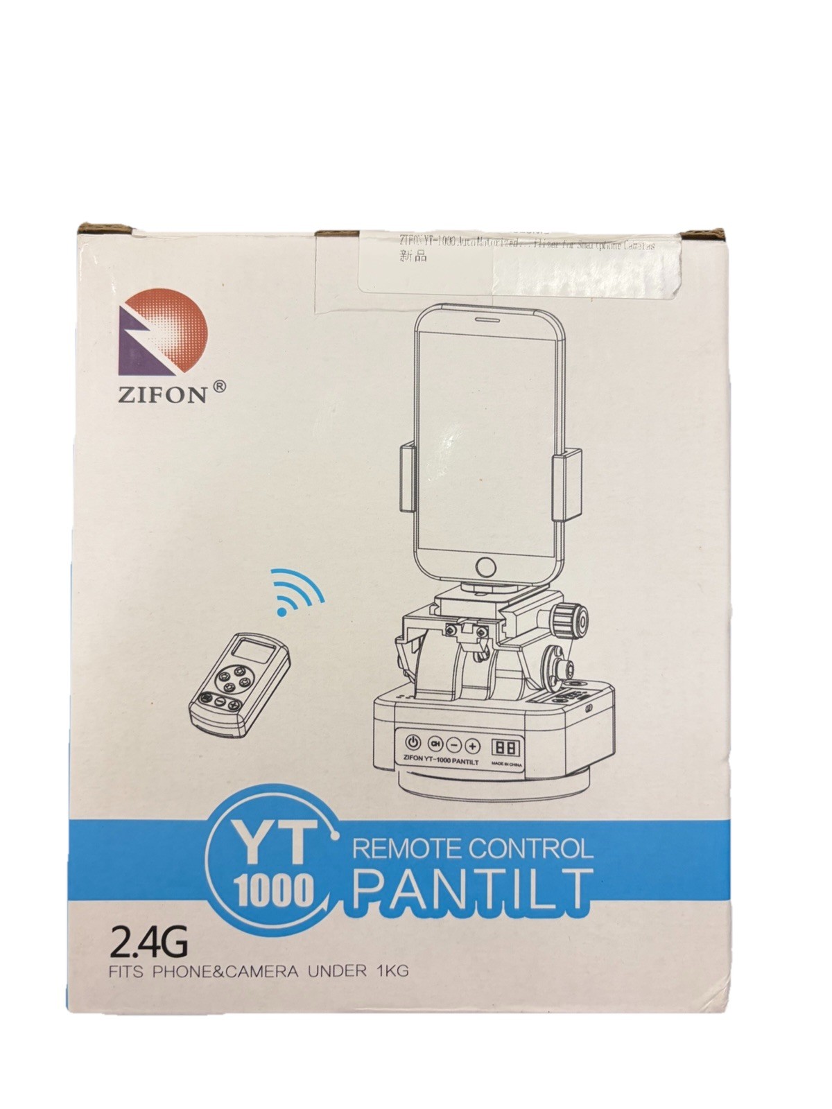 ZIFON YT-1000 2.4G Pan Tilt Motorized Auto Panoramic Head fr DSLR Remote Control