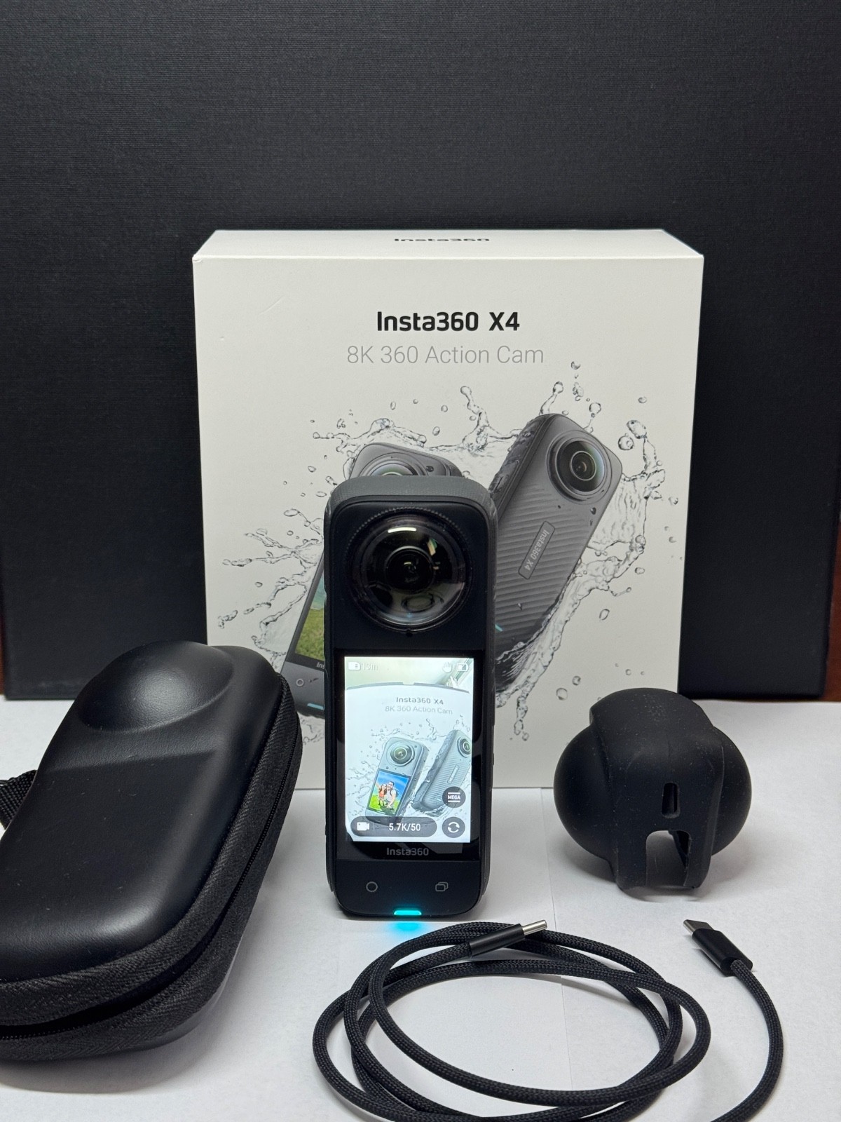 Insta360 X4 8K Waterproof 360 Action Camera 4K Wide Angle Video