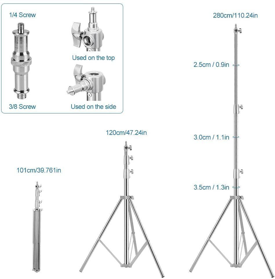 TRIOPO 120cm Quick-Setup Octagon Softbox Grid+2.8m For LED,Ad600ProII,Ad800Pro