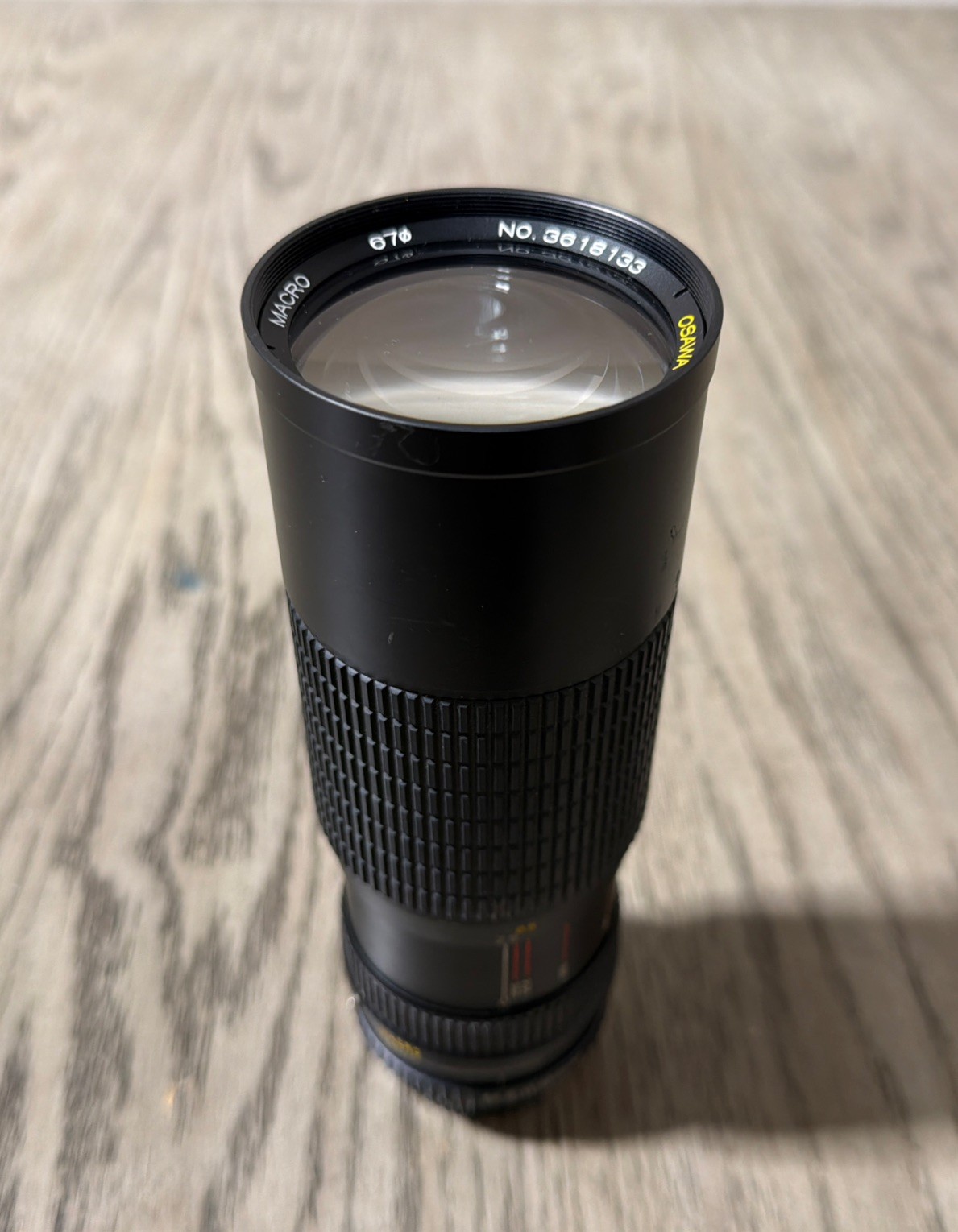 Osawa MC Macro 60-300mm f5.6 Lens for Nikon AI, Caps, nice & clean Tested