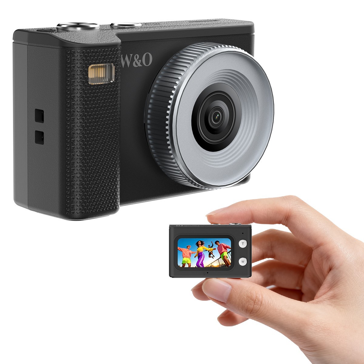 W&O Digital Camera 1080P Video 1.45” LCD Screen Built in Flash and Filters