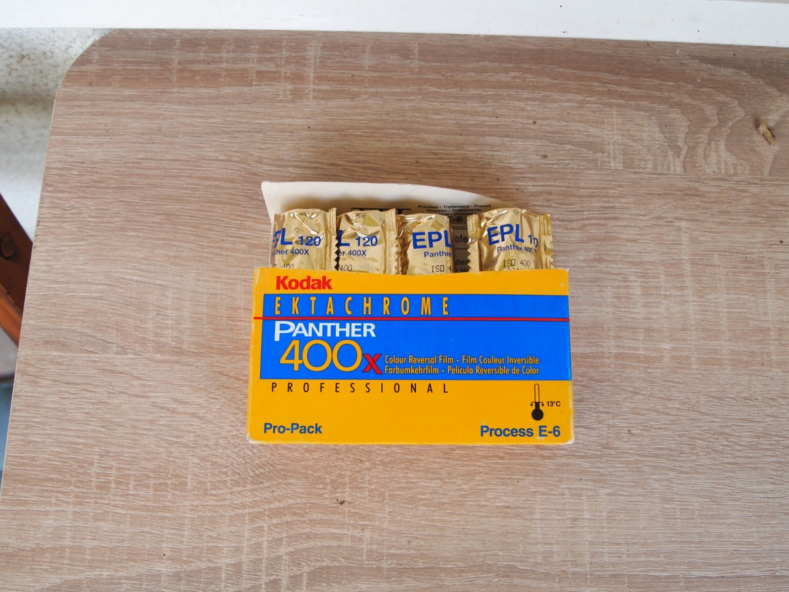 Kodak Ektachrome Panther 400x Pro-Pack 4 Rolls Exp 1995, US DUTIES INCLUDED