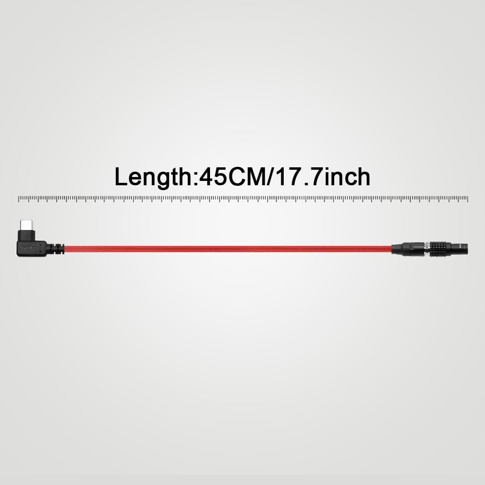 Braided FastCharge Power Cable Right Angle USB-C Type-C to 0B 2 Pin Black-Plated