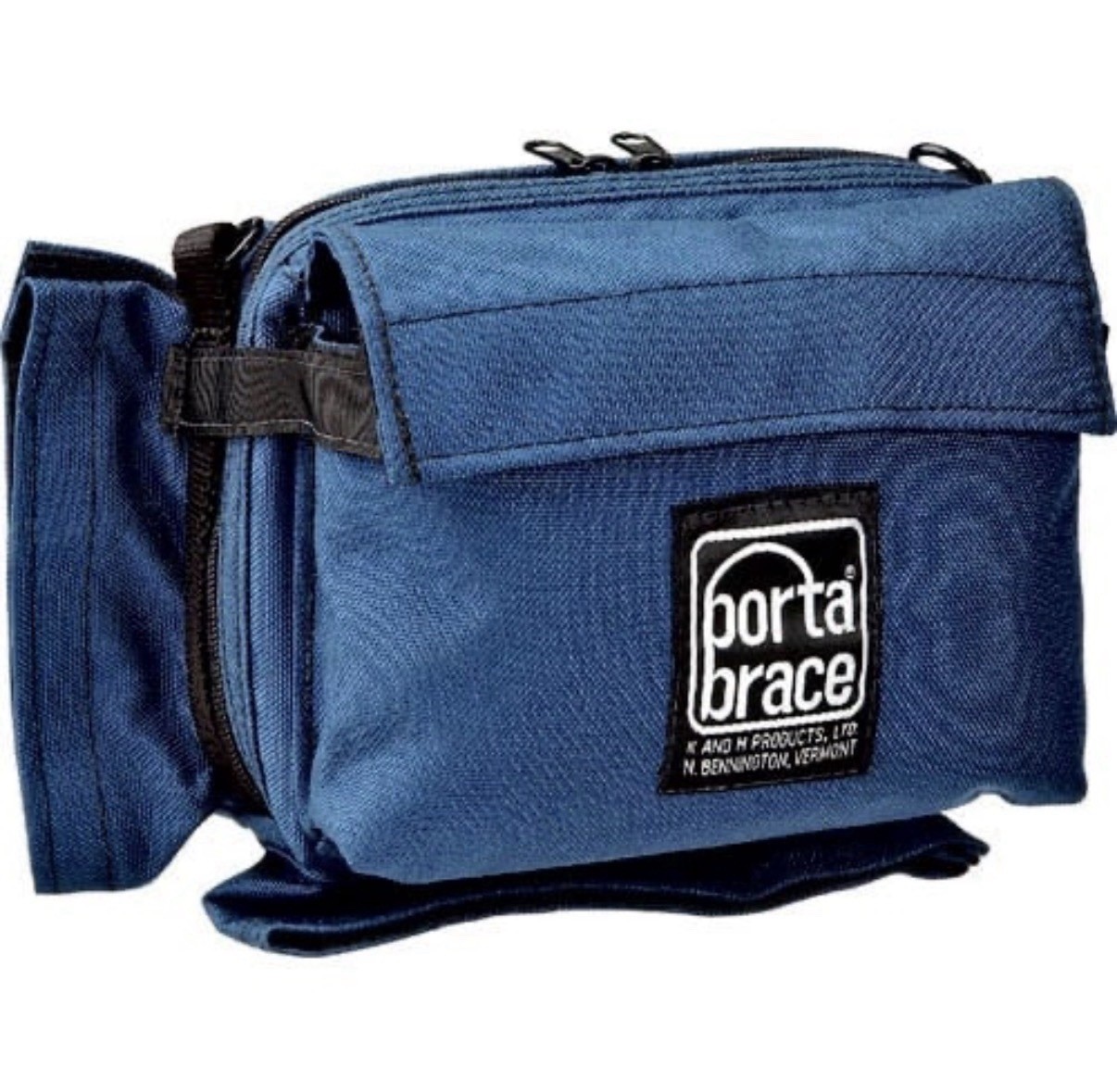 PortaBrace WK-D900 Recorder Case/Pouch Nylon Blue/Black w Strap
