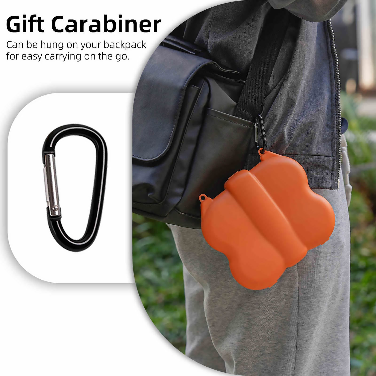 Protective Hard Storage Case with Carabiner for DJI NEO 2 Drone Accessories Gear