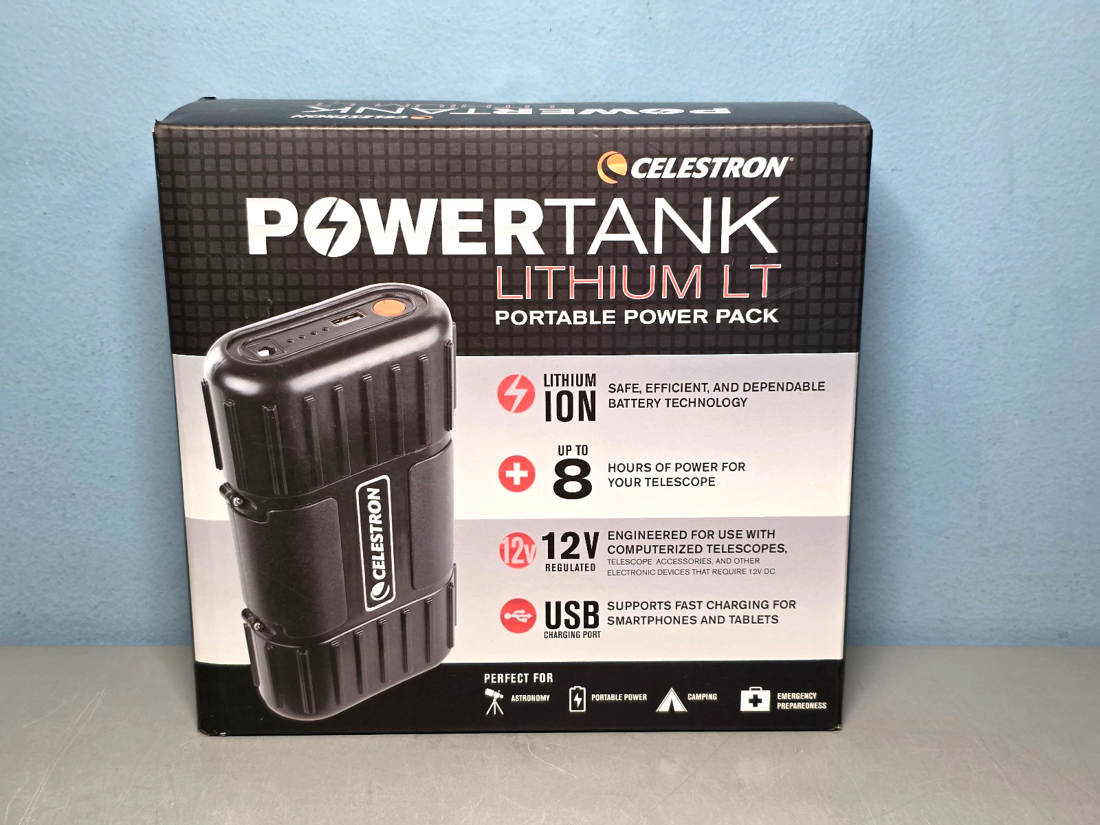 Celestron PowerTank Lithium LT Portable Power Pack 73.3Wh Capacity New & Sealed