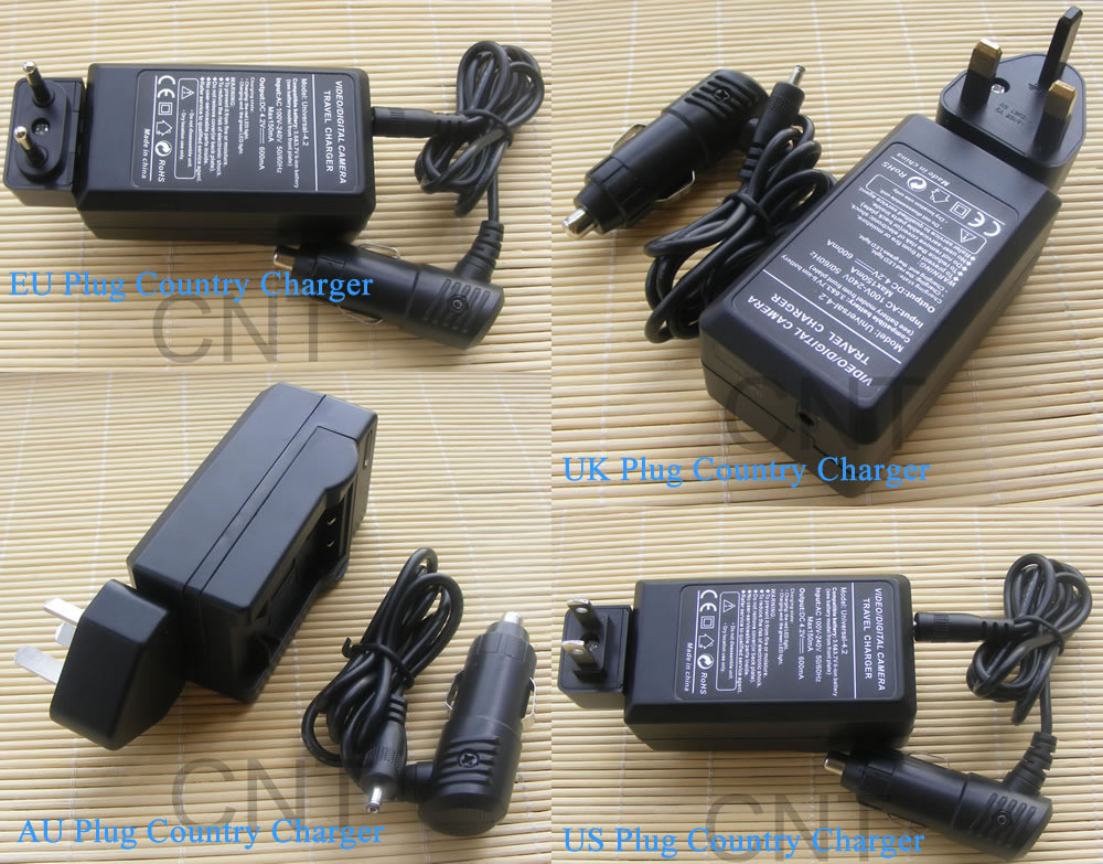 Battery or wall Charger for GE GB-60 General Imaging Power Pro X600 Camera