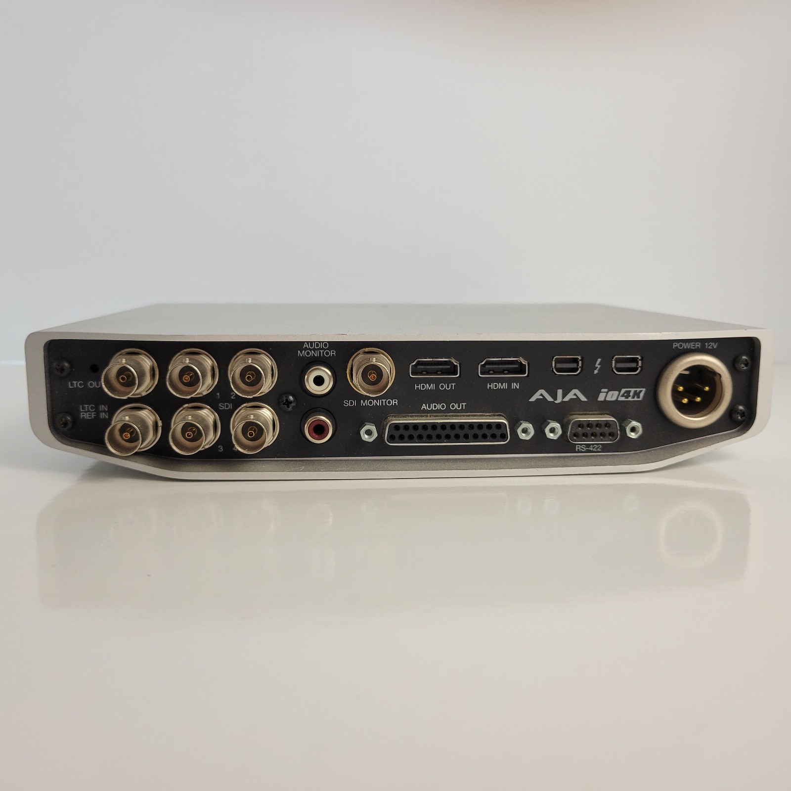 AJA Io 4K UltraHD/HD Thunderbolt 2 Video w/ Genuine OEM AJA 12V Power Tested