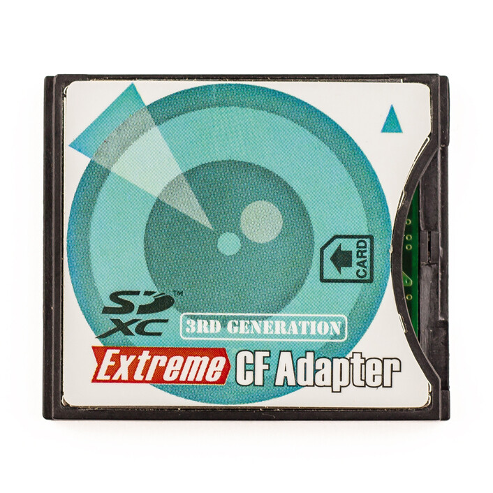 New Extreme Compact Flash Card Adapter SD SDHC SDXC WIFI Eye-fi SD to Type II CF